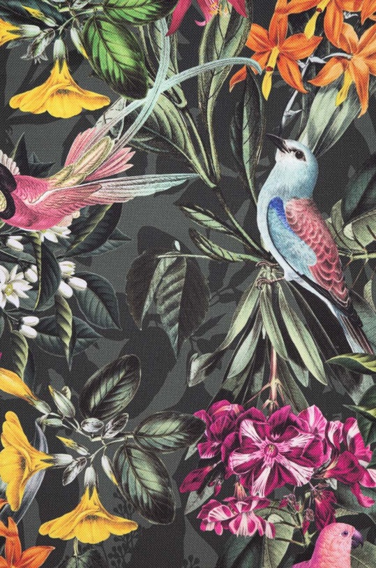Leżak z podłokietnikami z motywem roślinnym i zwierzęcym kolor multicolor multicolor RS24.GAU603