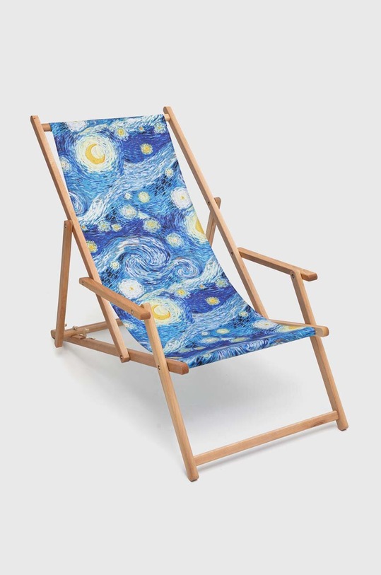 Leżak z podłokietnikami z kolekcji Eviva L'arte kolor multicolor multicolor RS24.GAU610
