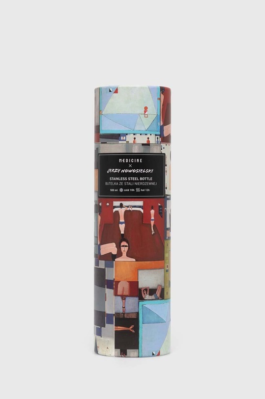 Butelka termiczna z kolekcji Jerzy Nowosielski x Medicine 500 ml kolor multicolor RS24.KBU650 multicolor