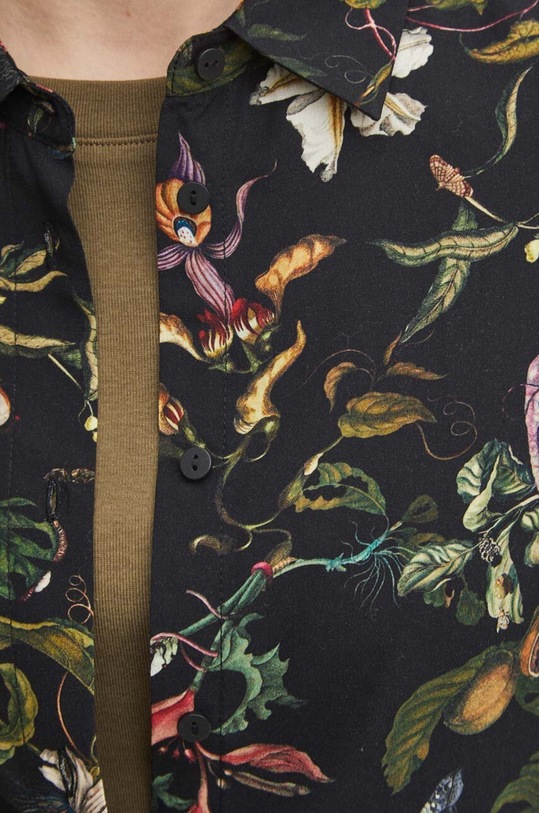 Košeľa dámska regular so vzorom čierna farba RS24.KDD030 čierna