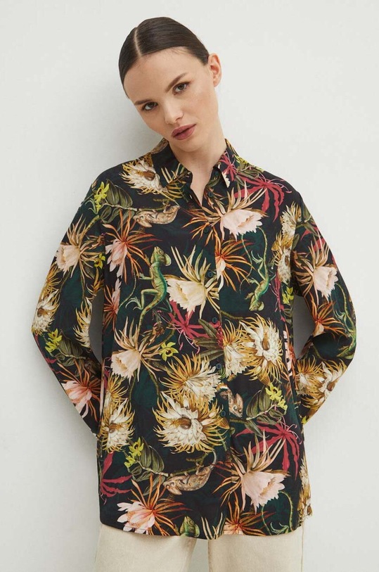 Košile dámská regular se vzorem více barev vícebarevná RS24.KDD030