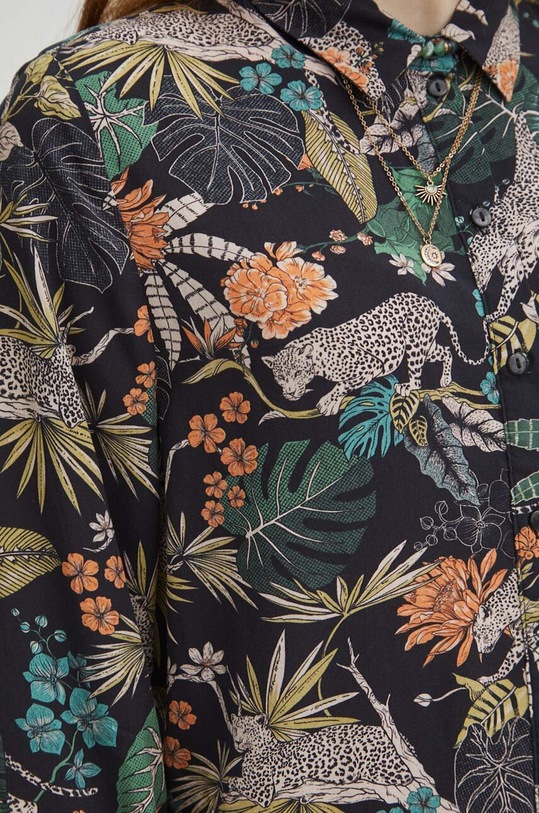 Košeľa dámska čierna farba RS24.KDD050 čierna