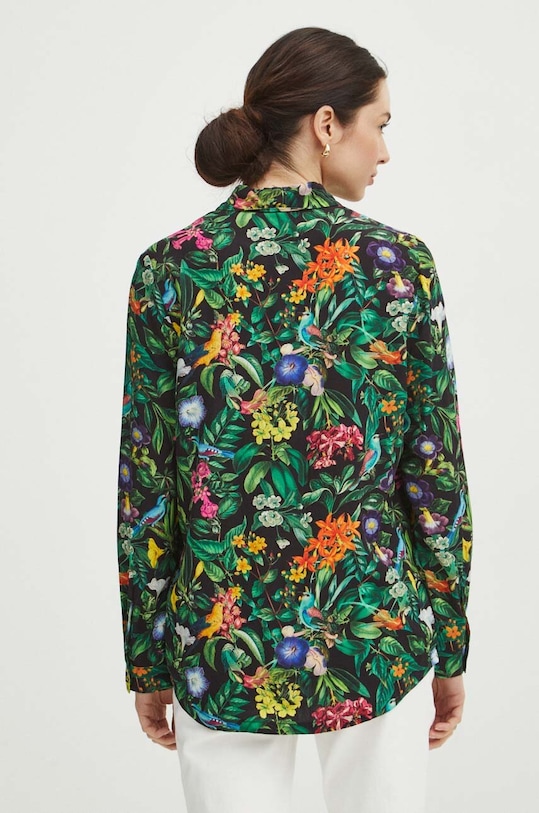 Odzież Koszula damska regular wzorzysta kolor multicolor RS24.KDD050 multicolor