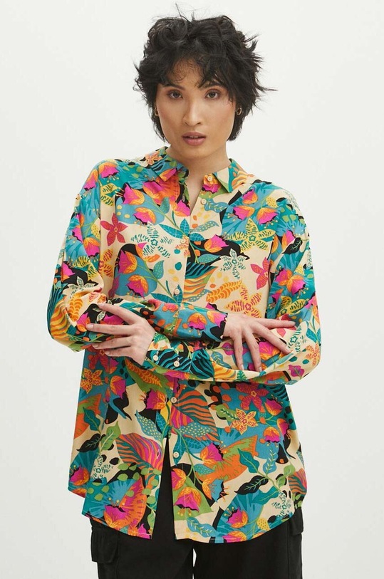 Medicine koszula regular beżowy RS24.KDD070