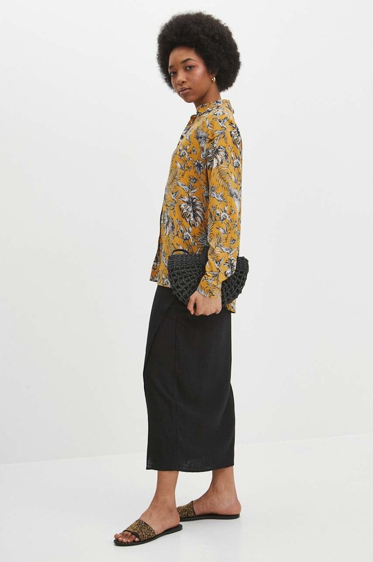 Odzież Medicine koszula RS24.KDD071 żółty