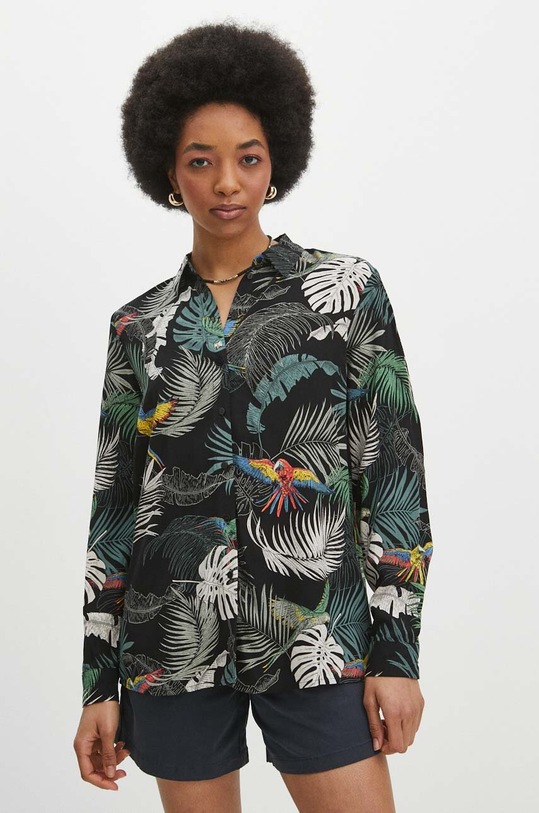 Medicine koszula regular czarny RS24.KDD071