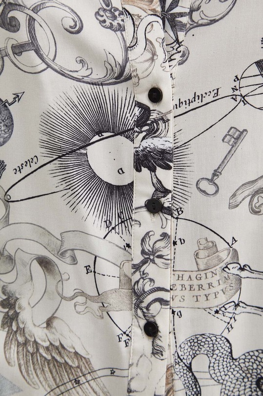 Košeľa dámska z kolekcie Zverokruh béžová farba RS24.KDD150