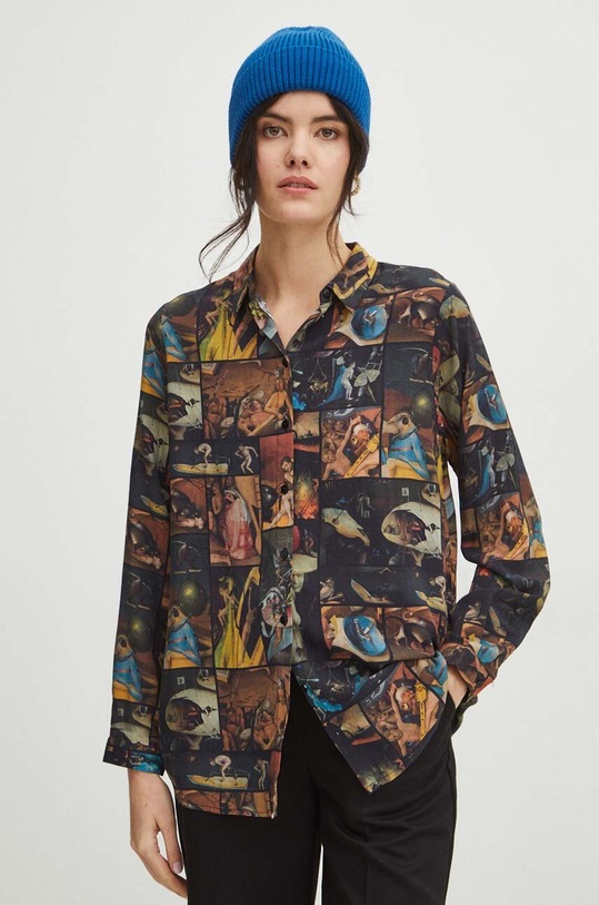 Košile dámská se vzorem z kolekce Eviva L'arte RS24.KDD250 vícebarevná RS24