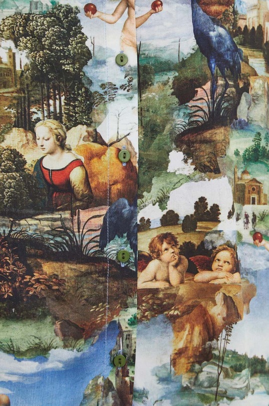 Koszula damska z kolekcji Eviva L'arte wzorzysta kolor multicolor RS24.KDD250