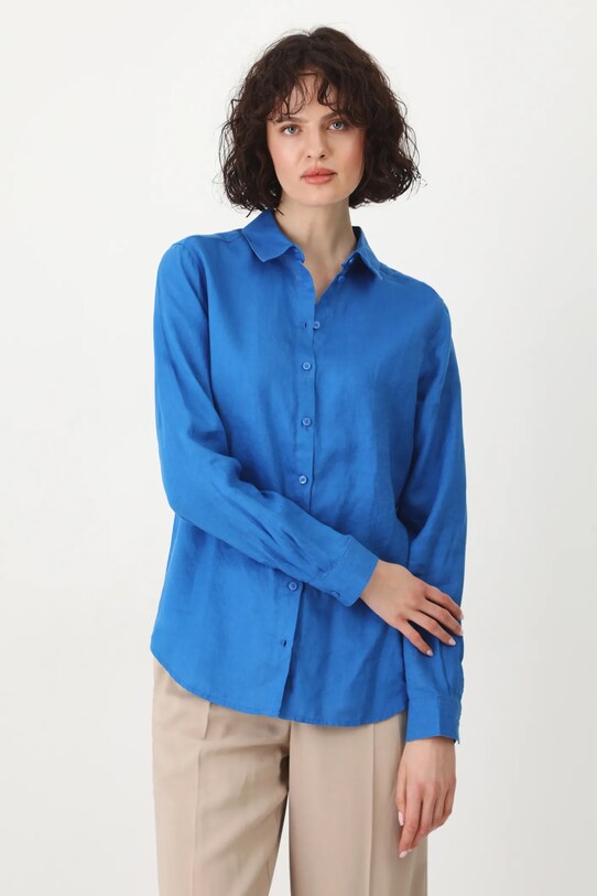 Ľanová košeľa Medicine modrá RS24.KDD501