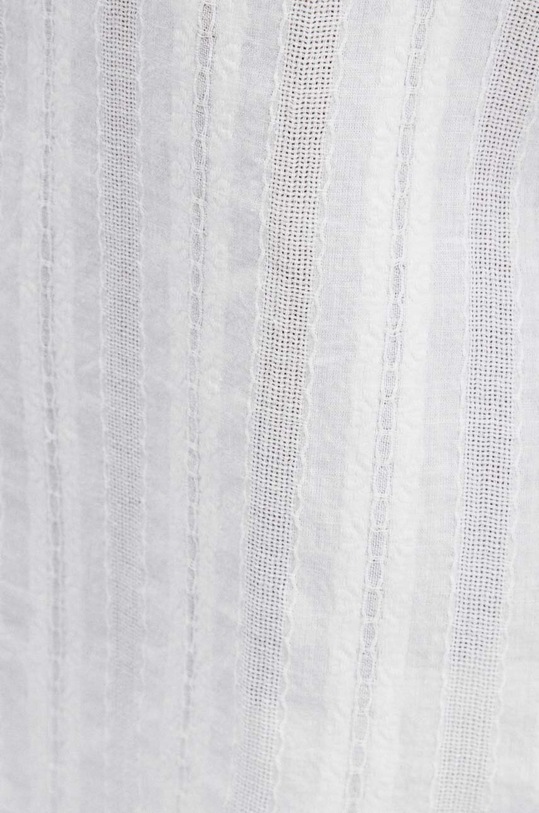 Koszula bawełniana damska oversize z fakturą kolor biały RS24.KDD801 biały RS24