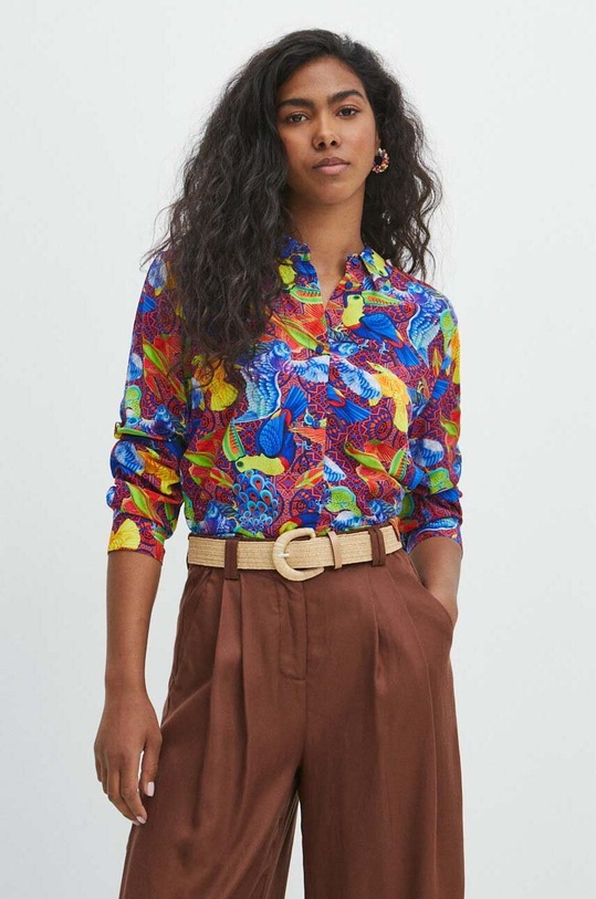 Koszula damska z kolekcji Jane Tattersfield x Medicine kolor multicolor RS24.KDD850 multicolor RS24