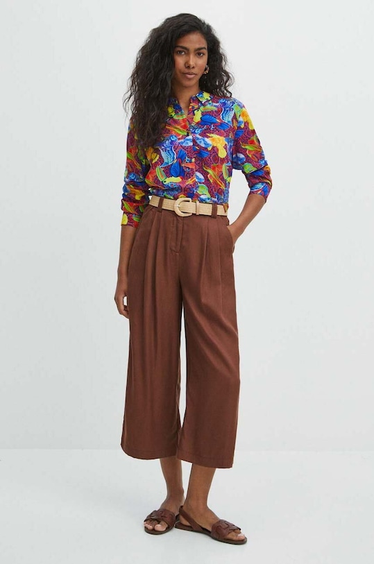 Odzież Koszula damska z kolekcji Jane Tattersfield x Medicine kolor multicolor RS24.KDD850 multicolor