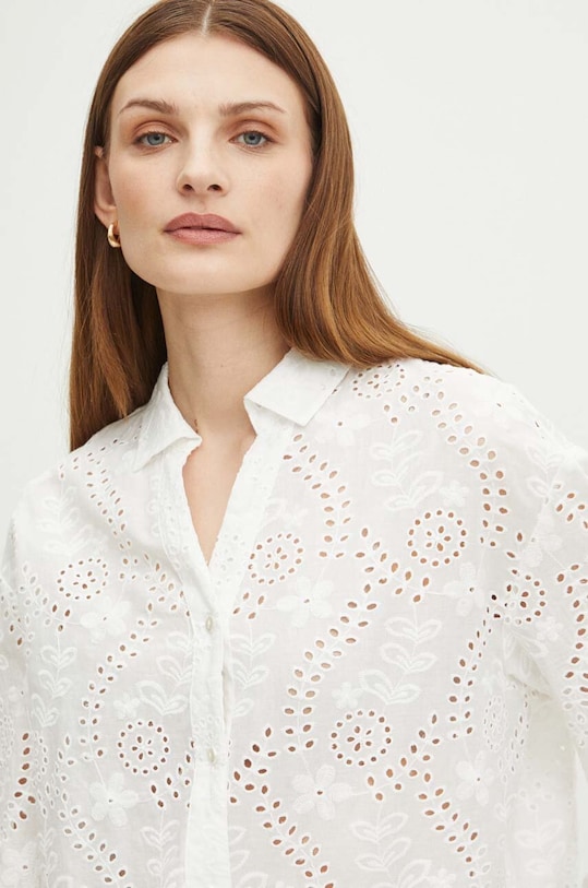 Medicine camicia lunga bianco RS24.KDD901