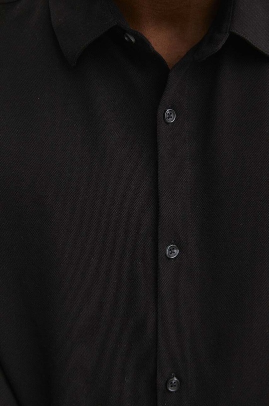 Košeľa pánska čierna farba RS24.KDM031 čierna