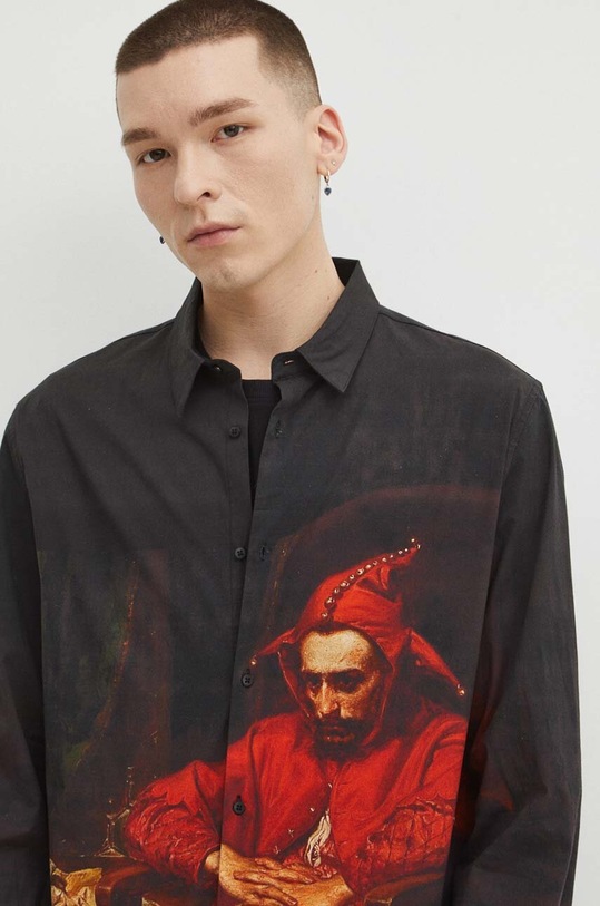 Koszula męska z kolekcji Eviva L'arte wzorzysta kolor multicolor RS24.KDM200 multicolor