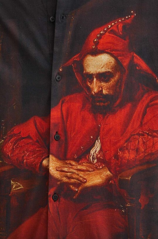 Koszula męska z kolekcji Eviva L'arte wzorzysta kolor multicolor RS24.KDM200