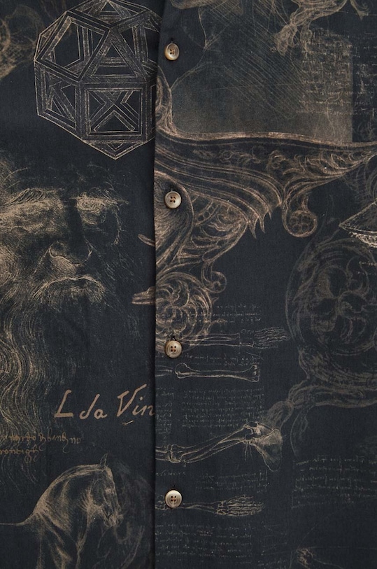 Košeľa pánska z kolekcie Eviva L'arte so vzorom čierna farba RS24.KDM202