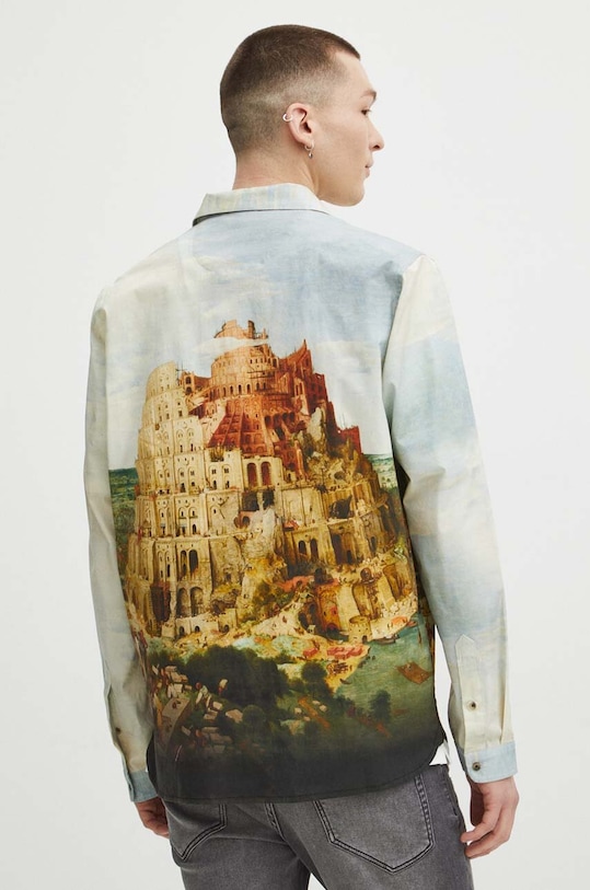 Koszula męska z kolekcji Eviva L'arte kolor multicolor multicolor RS24.KDM206