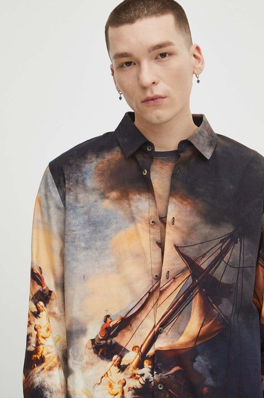 Košeľa pánska z kolekcie Eviva L'arte viac farieb RS24.KDM207 viacfarebná