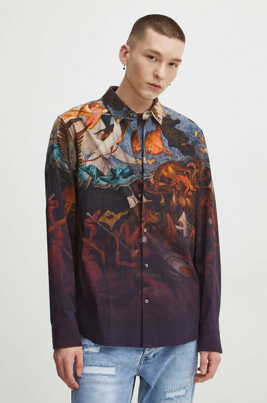 Košile pánská kolekce Eviva L'arte více barev RS24.KDM208 vícebarevná RS24