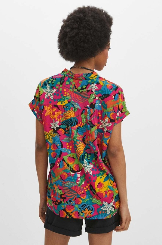 Oblečení Košile dámská růžová barva RS24.KKD071 růžová