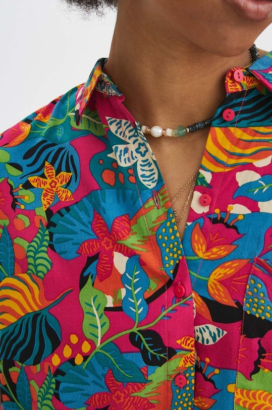 Košile dámská růžová barva RS24.KKD071