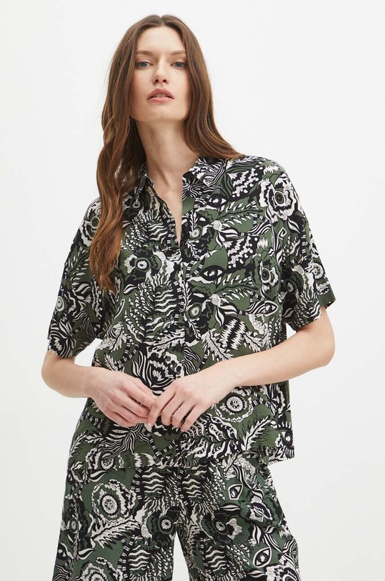 Риза Medicine флорален зелен RS24.KKD091