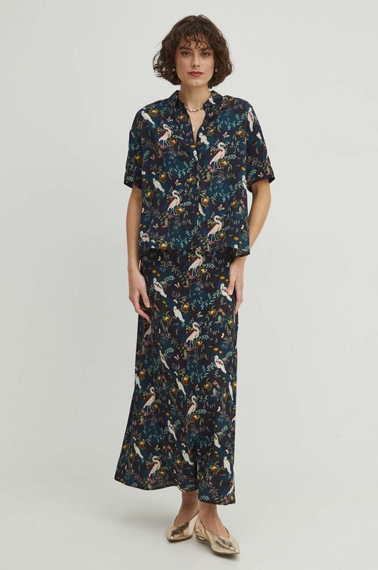 Oblečení Košile dámská z kolekce Graphics Series tyrkysová barva RS24.KKD451 tyrkysová