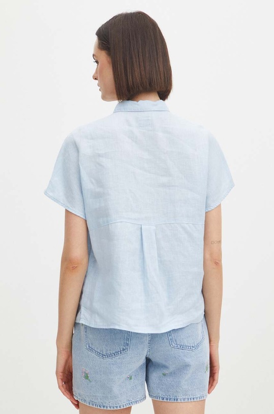 Odzież Medicine koszula lniana RS24.KKD701 niebieski