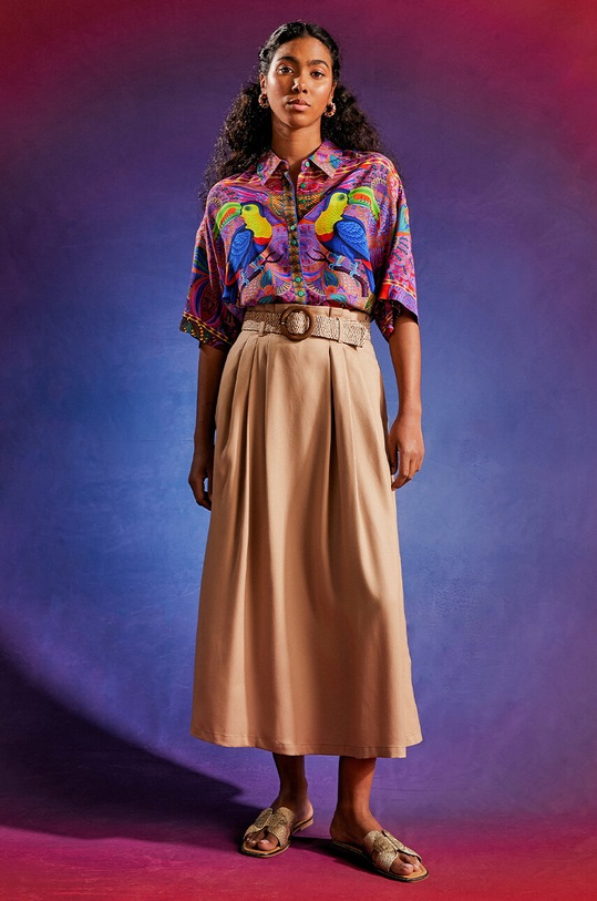 Košeľa dámska z kolekcie Jane Tattersfield x Medicine viac farieb RS24.KKD850 viacfarebná RS24