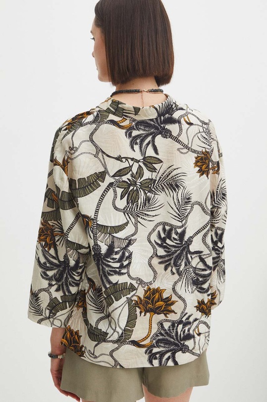 Oblečení Lněná košile dámská RS24.KKDA00 vícebarevná