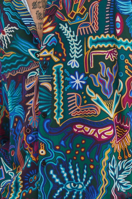 Koszula męska z kołnierzykiem klasycznym wzorzysta kolor multicolor RS24.KKMB14 multicolor