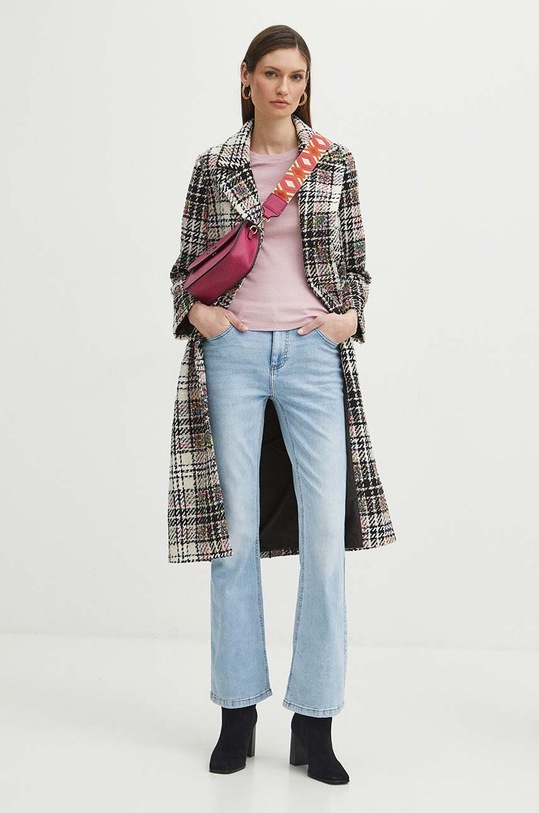 Odzież Medicine płaszcz z domieszką wełny RS24.KPD101 multicolor