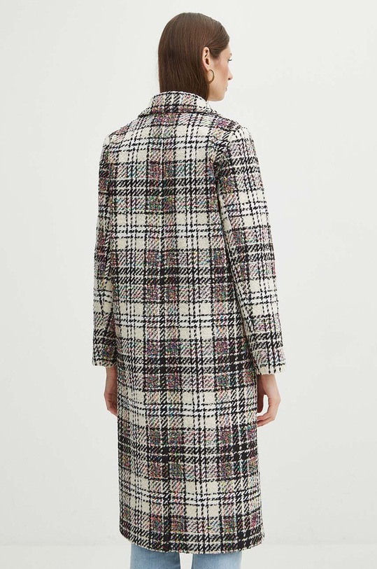 Medicine płaszcz z domieszką wełny multicolor RS24.KPD101