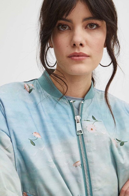 Kurtka bomber damski z kolekcji Eviva L'arte kolor multicolor RS24.KUD250