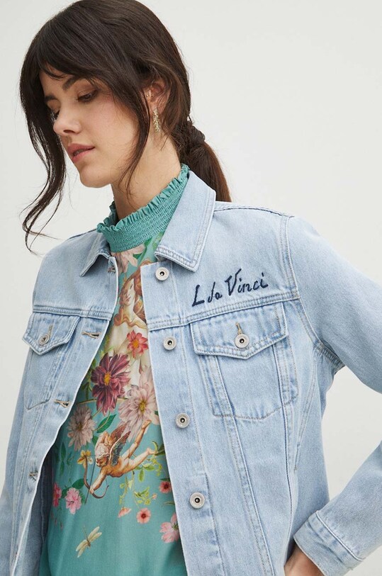 Medicine geacă din denim RS24.KUD252 albastru