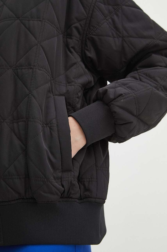 Kurtka bomber damska pikowana kolor czarny RS24.KUD300 czarny