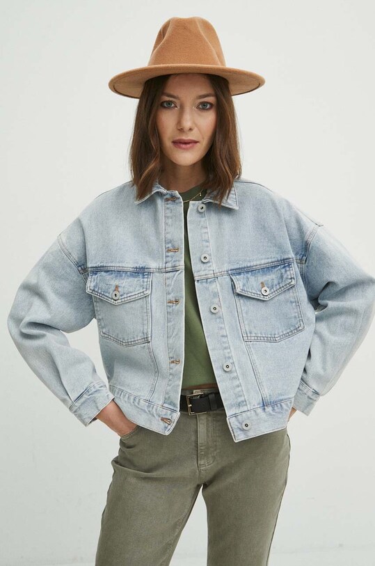 Medicine geacă din denim albastru RS24.KUD606