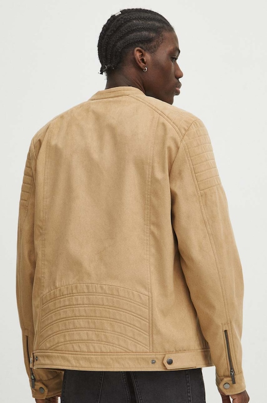 Oblečení Bunda pánská béžová barva RS24.KUM100 béžová