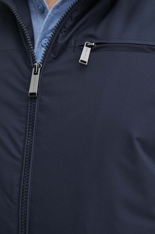 Kurtka męska typu harrington gładka kolor granatowy RS24.KUM611 granatowy