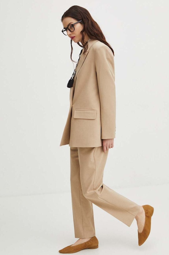 Sako béžová barva béžová RS24.KZD501