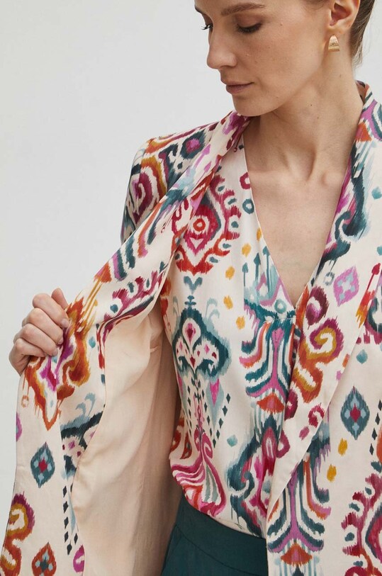 Sako dámske béžová farba RS24.KZD502