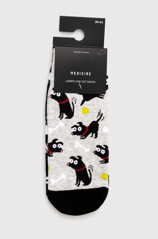 Oblečenie Bavlnené ponožky dámske so vzorom psíky (2-pack) viac farieb RS24.LGD307 viacfarebná