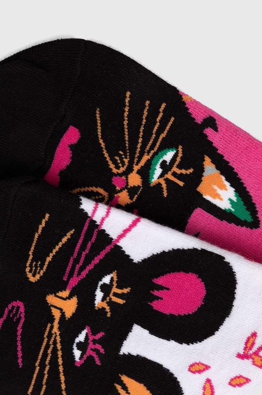 Bavlněné ponožky dámské z kolekce Den koček (2-pack) více barev RS24.LGD450 vícebarevná RS24