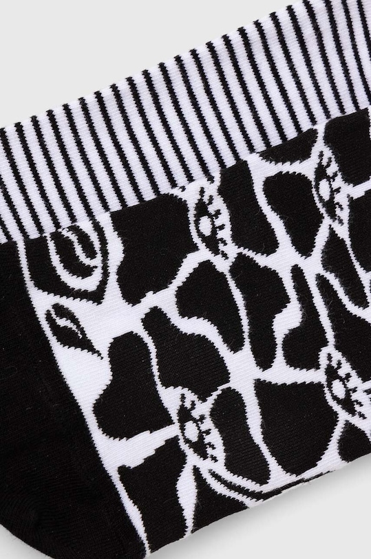 Odzież Skarpetki bawełniane damskie w kwiaty (2-pack) kolor multicolor RS24.LGD501 multicolor