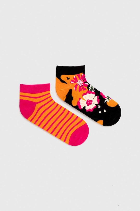 Medicine skarpetki bawełniane 2-pack pasy multicolor RS24.LGD601