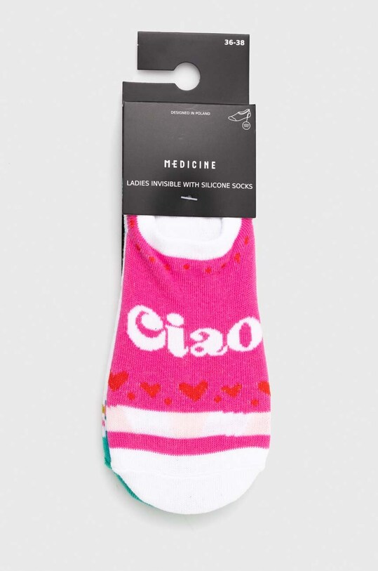 Îmbrăcăminte Medicine ciorapi de bumbac 3-pack RS24.LGD603 multicolor