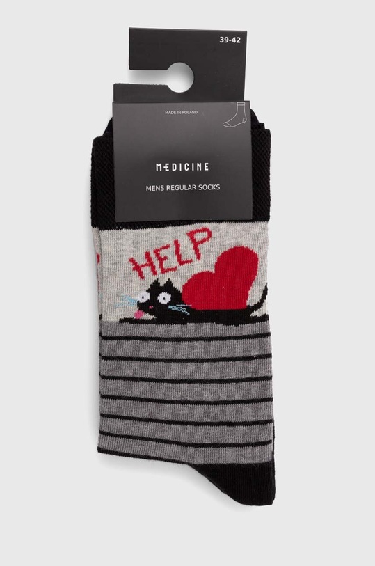 Oblečenie Bavlnené ponožky pánske RS24.LGM101 viacfarebná