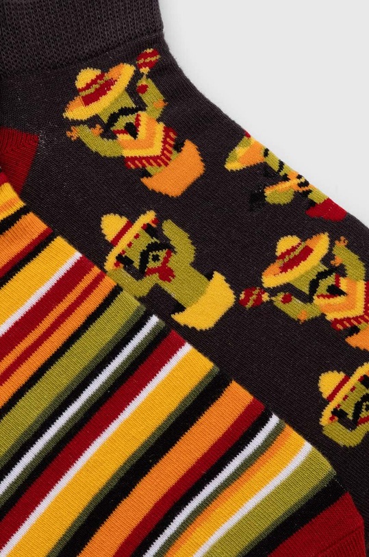 Skarpetki bawełniane męskie w kaktusy (2-pack) kolor multicolor kolor multicolor RS24.LGM305 multicolor RS24
